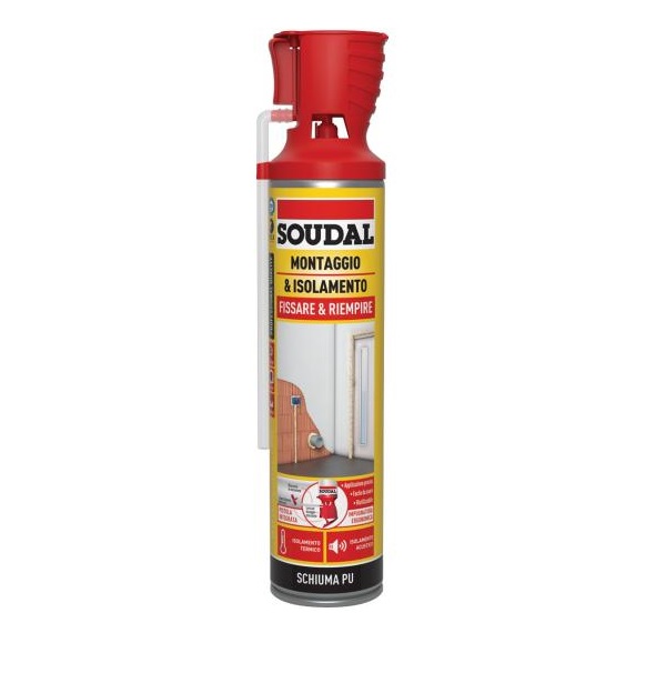 Schiuma Poliuretanica Manuale con applicatore 600ml